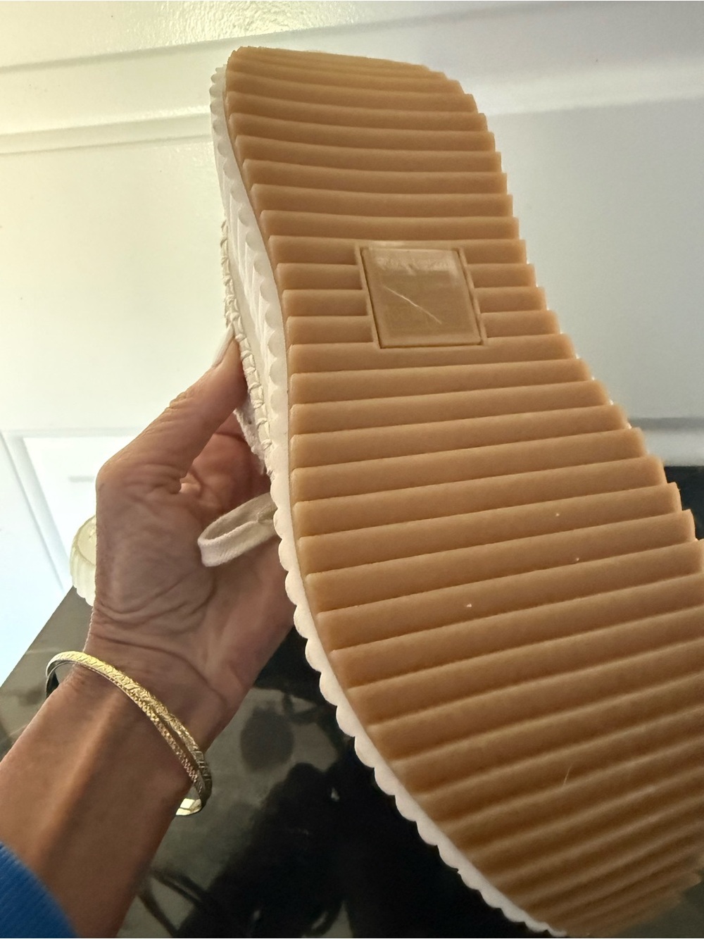 Dolce Vita Cream Woven Platform Sneakers - Women - Picture 3 of 3